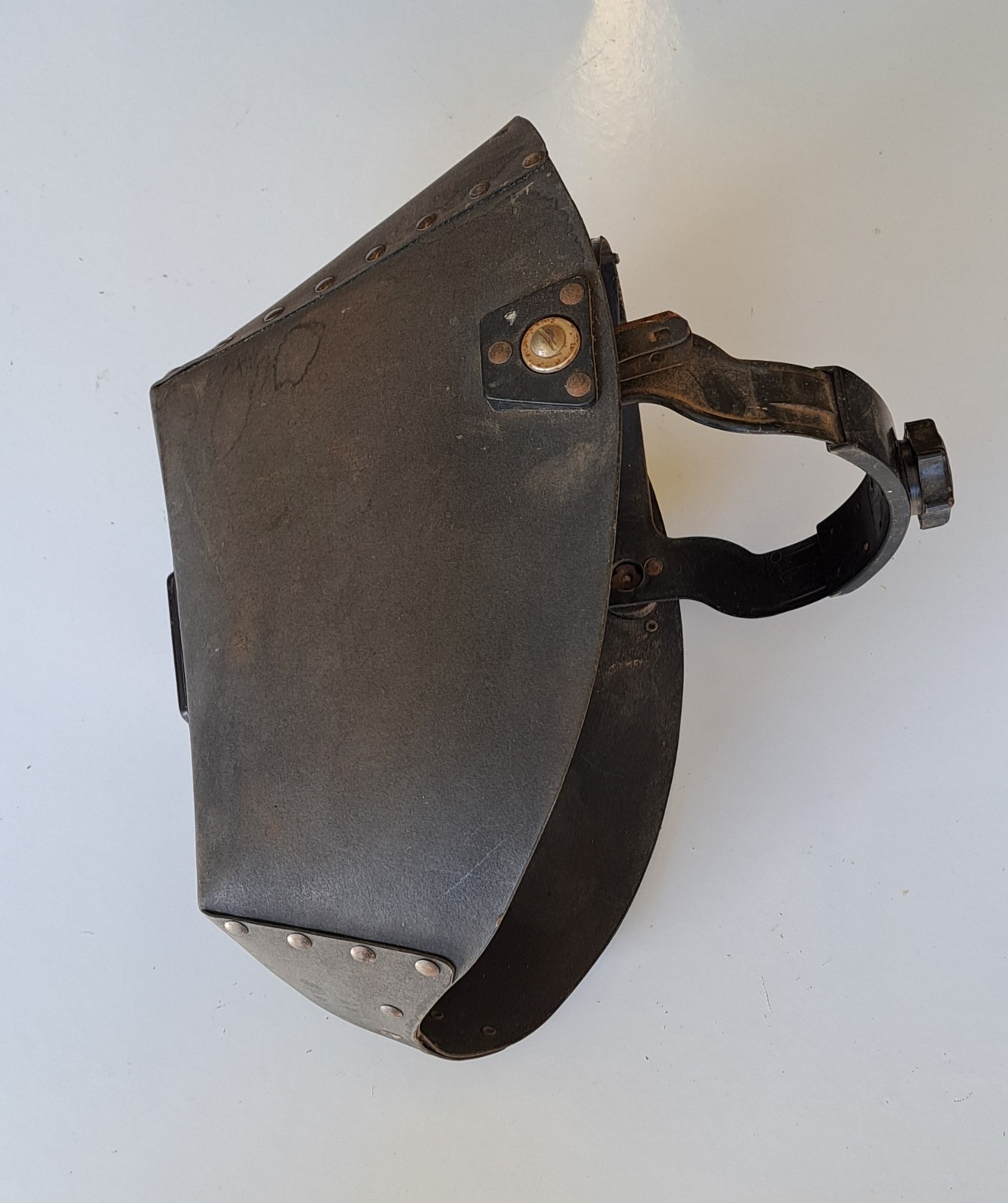 Lot Of (3), (2) Fiberglass, (1) Vulcanized Fiber?? Welding Helmets