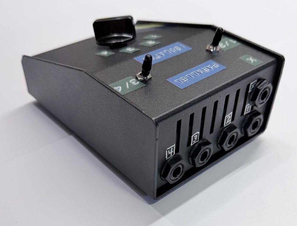 4x1 PARALLEL BLOCK - Guitar Amp Speaker Selector/Combiner - Black, Custom Orders