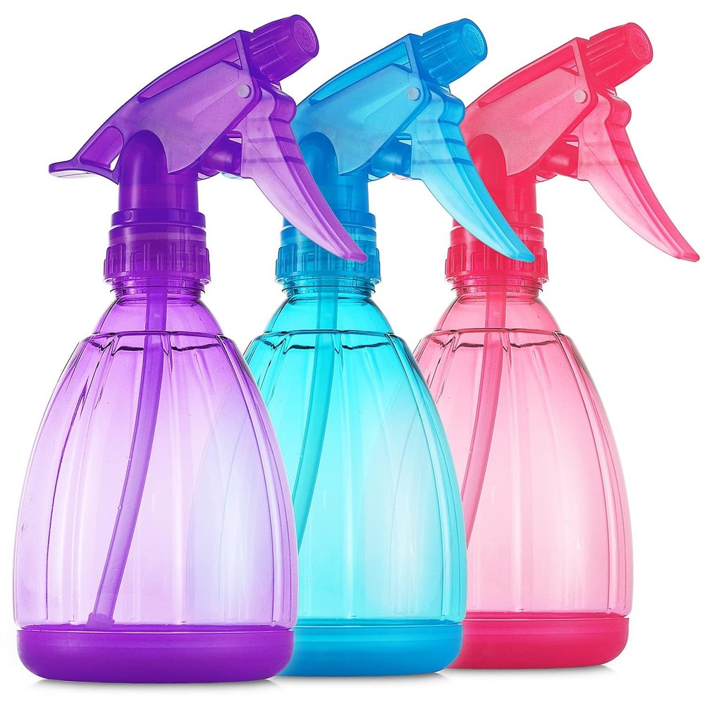 12oz Spray Bottles 3 Pack for Hair, Gardening, Grilling  Cleaning Solutions