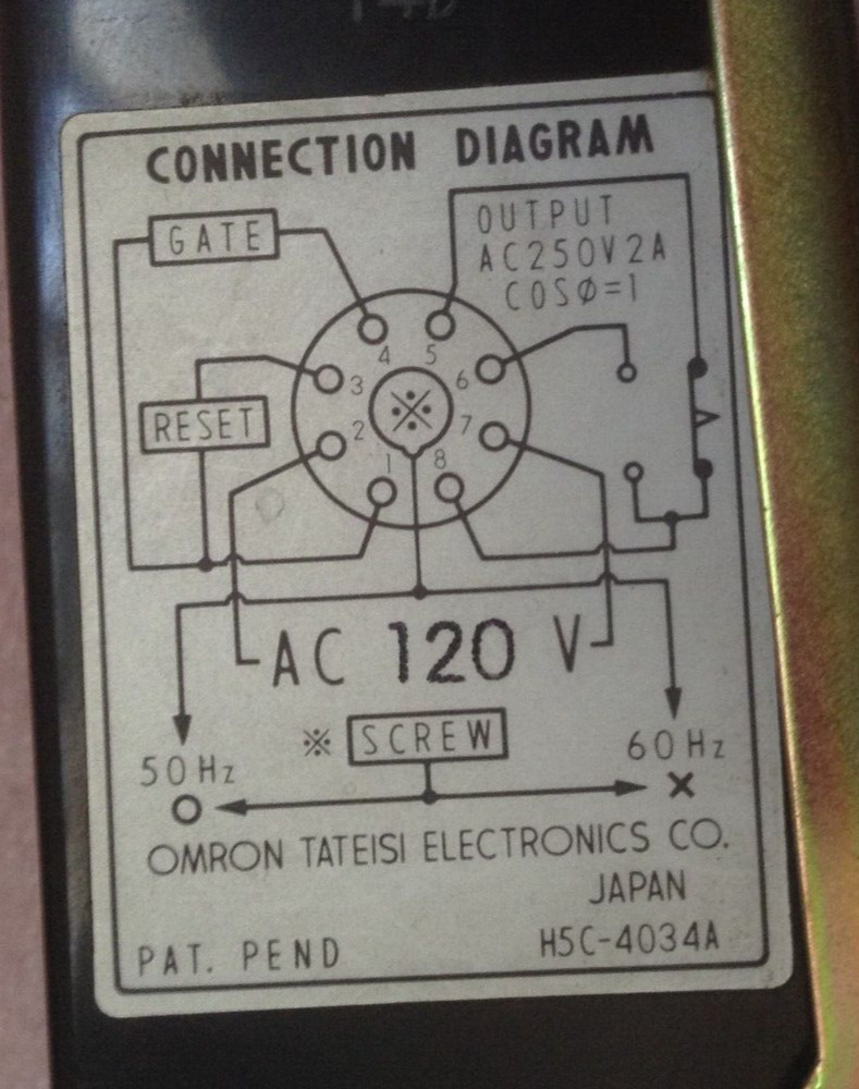 Omron HSC-4034A Timer