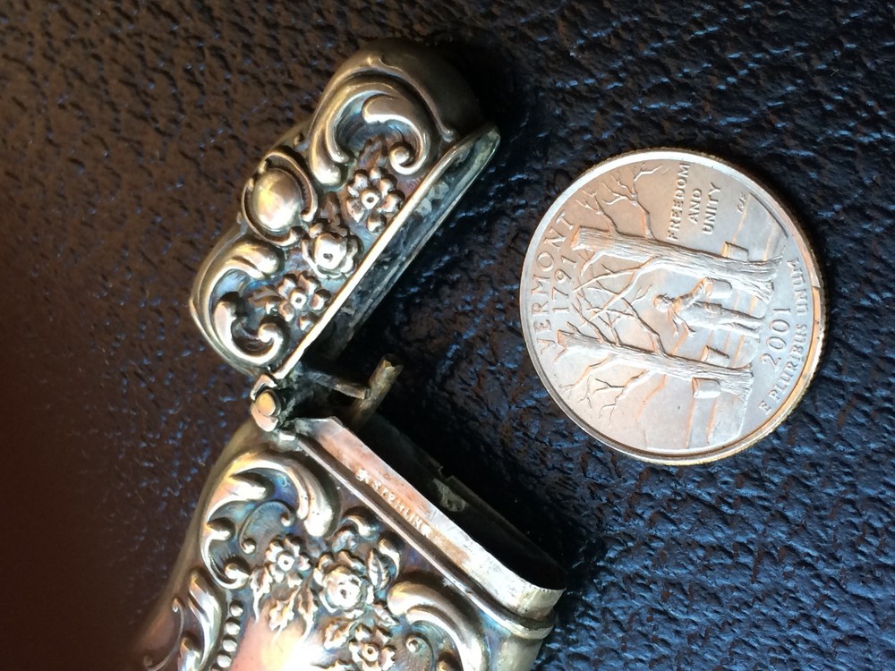 BEAUTIFUL STERLING SILVER MATCH SAFE by GILBERT
