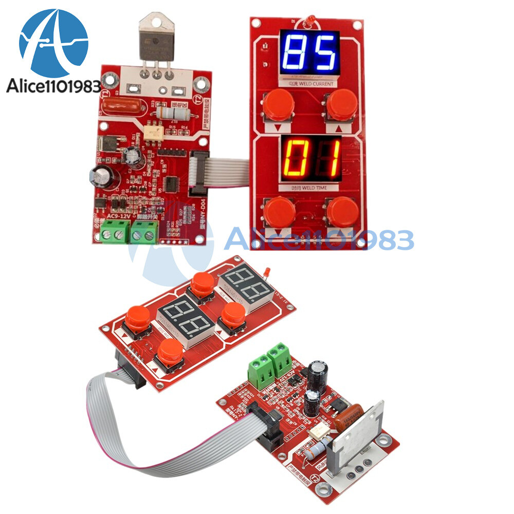 Digital NY-D04 40A/100A Display Spot Welding Machine Time Controller Panel Board