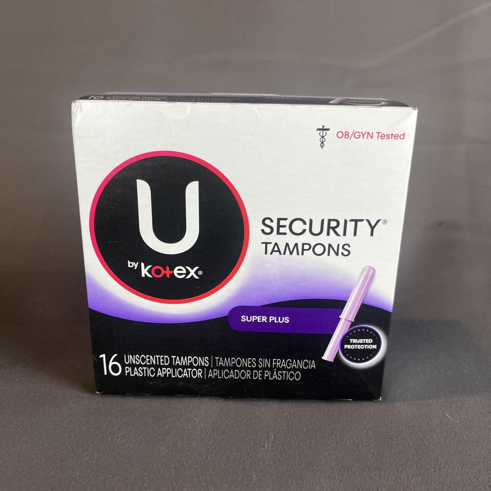 U by Kotex Super Plus Security Tampons, 16ct, Unscented - Discontinued
