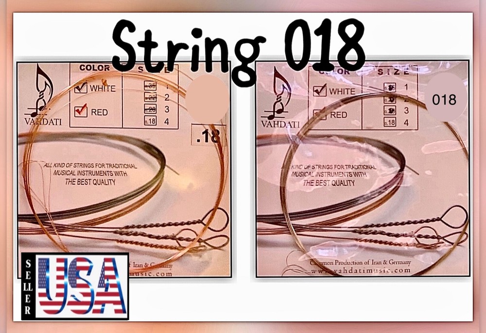 5 STRING 018 for, Sehtar, Tar, Tanboor, Dotar, 5 wire 018,  setar,taar, tanbour