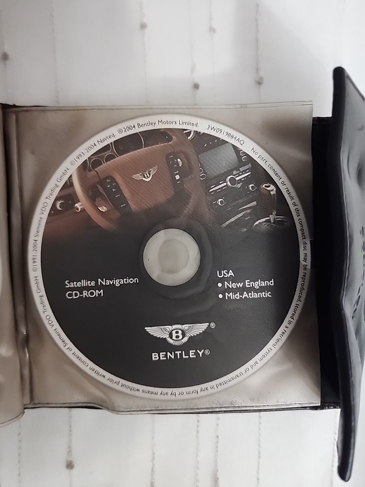 Bentley Sat Nav Cd Rom Disc Set. USA/CANADA