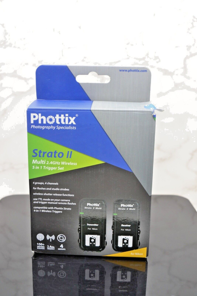 Phottix Strato II Multi 5-In-1 Wireless Trigger Set For Nikon