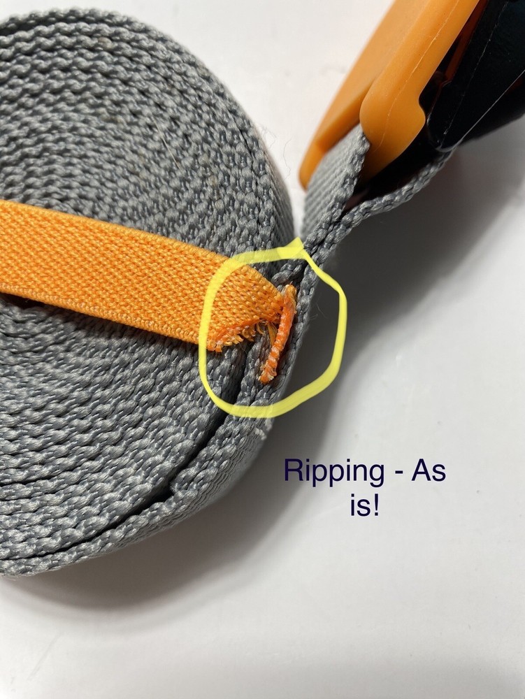 Utility Strap Grey AS IS Defect Adjustable Heavy-Duty Strap