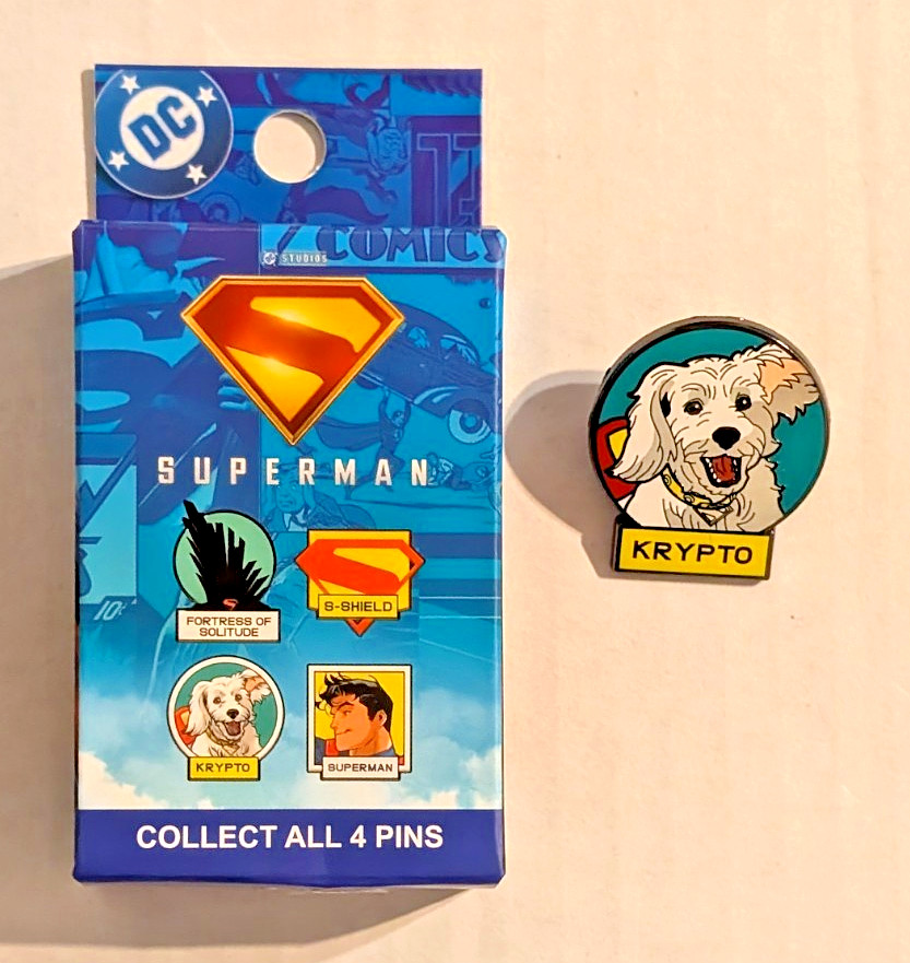 Superman Blind Box Enamel Pin - Box Lunch Exclusive - Krypto