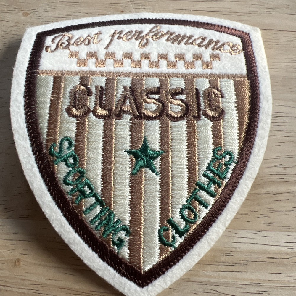VTG BEST PERFORMANCE CLASSIC SPORTING CLOTHES PATCH NEW