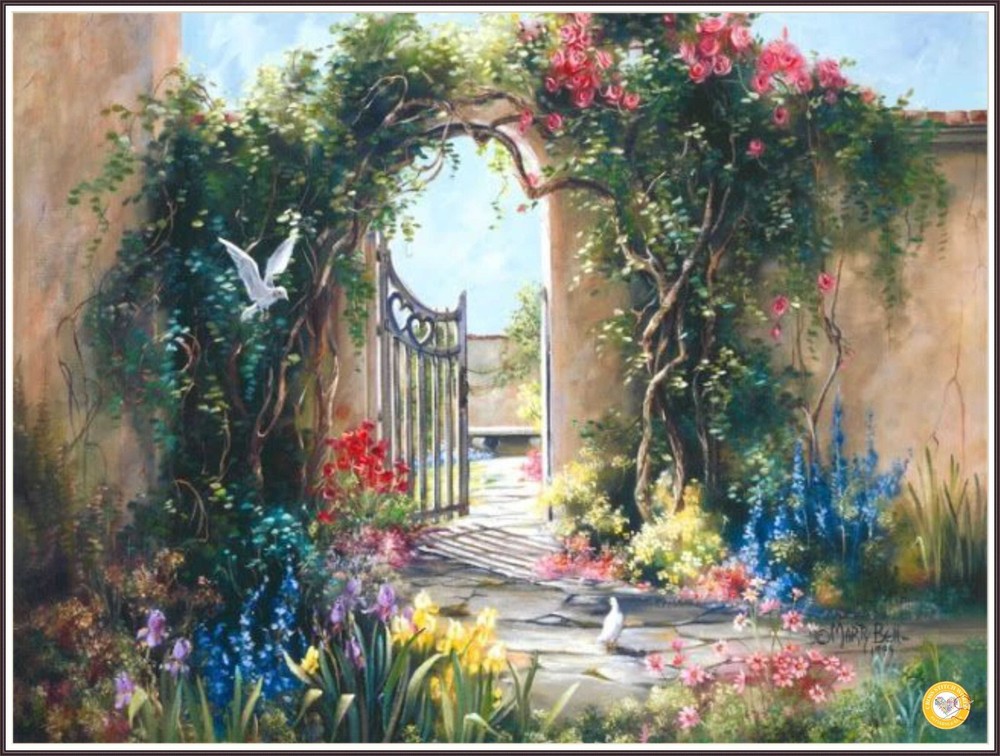 Garden Gate 1066  Chart Counted Cross Stitch Pattern Needlework
