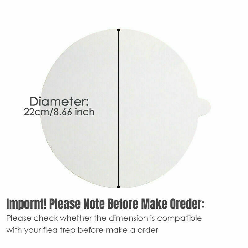 5Flea Trap Refill Discs Adhesive Sticky Pest Control Fly Replacement Trap Sticky