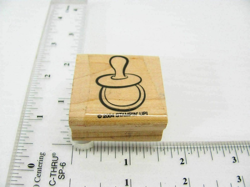 Pacifier Rubber Stamp - Stamp Set A468