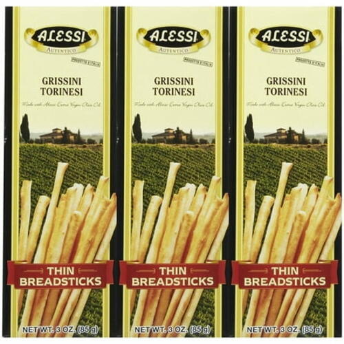 Alessi Thin Breadsticks  3 oz  3 Pk