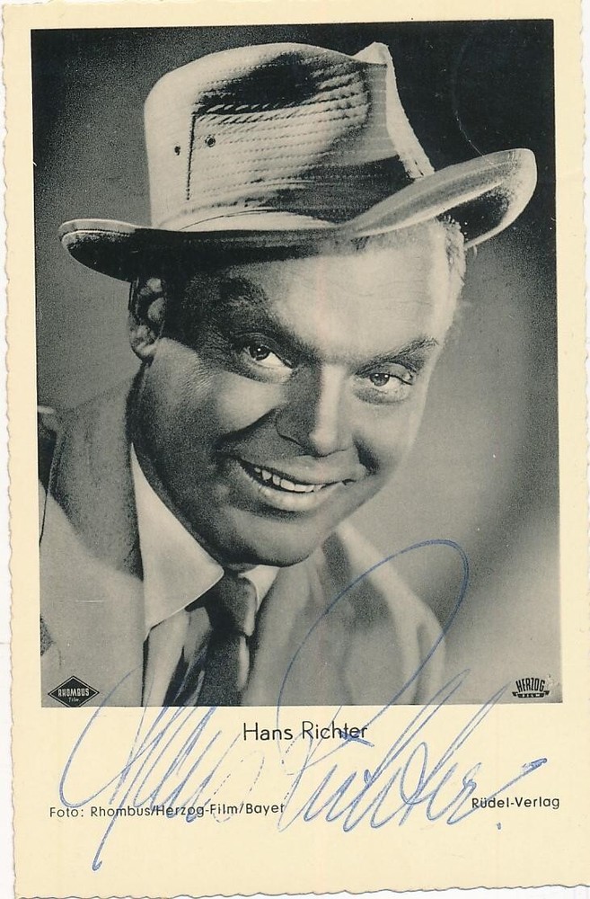 Hans Richter- Signed Vintage Postcard