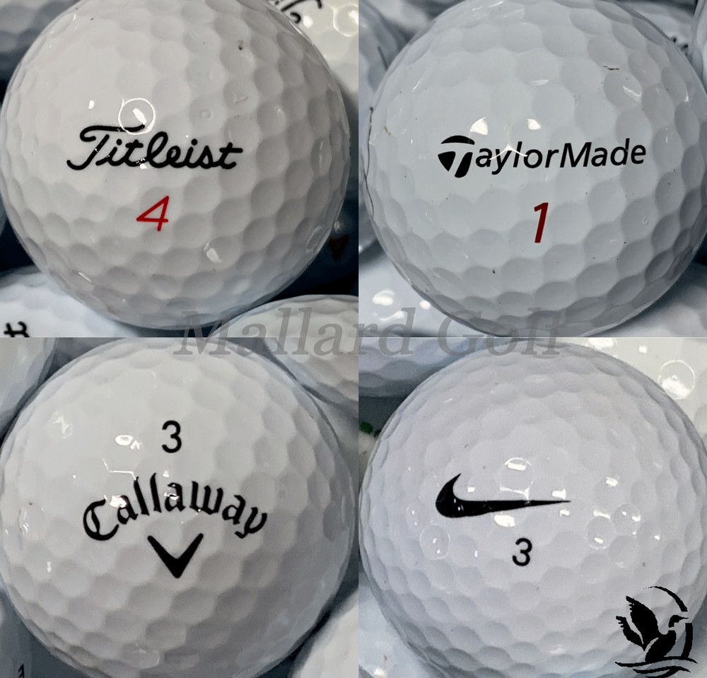 AAA - AAAAA Mint Condition Used Golf Balls Assorted Brands & Quantity