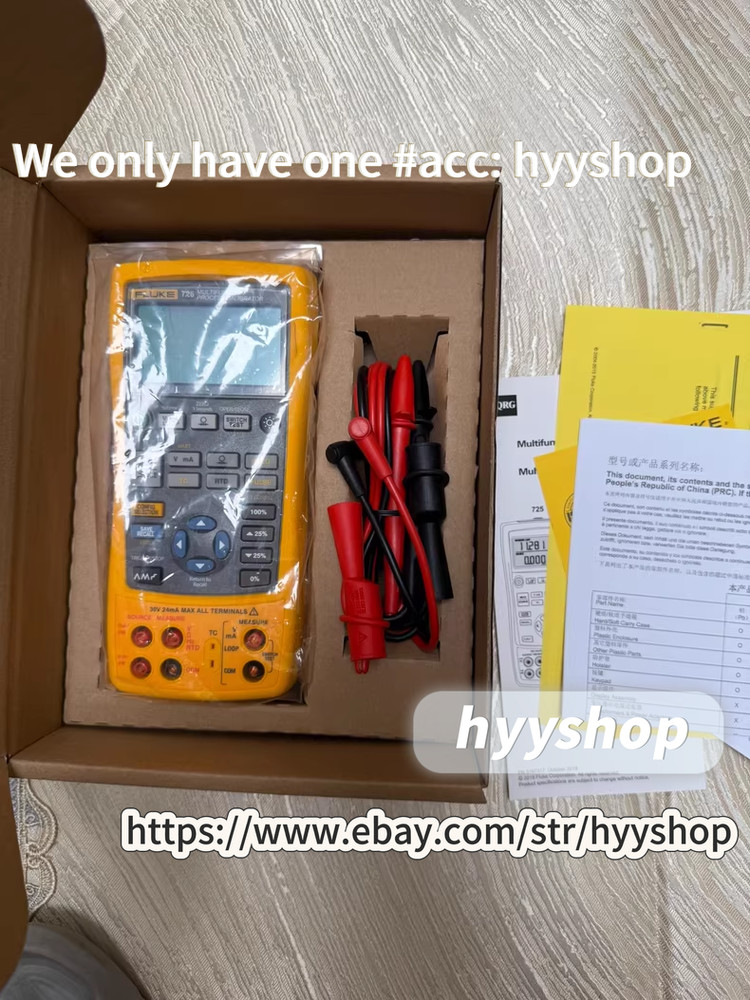 Fluke 726 multifunctional process calibrator/calibrator, functioning properly