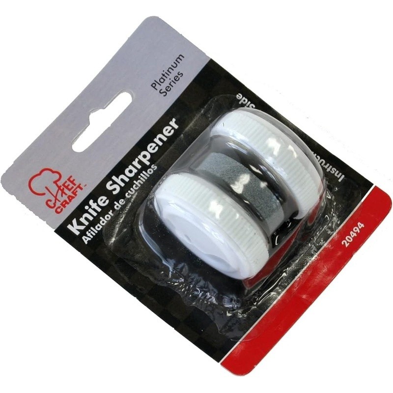 Compact Ceramic Knife Sharpener Roller Tool Fine Grit Easy Use Kitchen Gadget