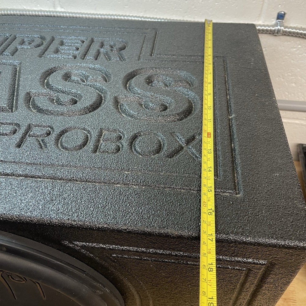 Super Bass Pro Box Model With Soundstream Speaker