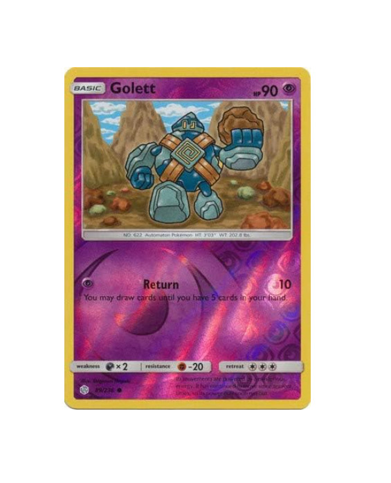 Golett - 89/236 - Cosmic Eclipse - Reverse Holo - NM/M