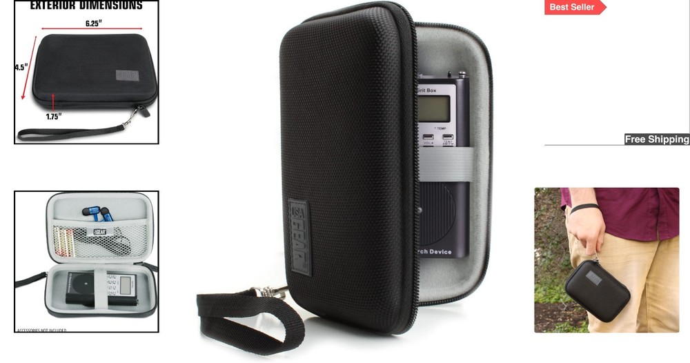 Durable Ghost Hunting Equipment Case - Scratch-Resistant and Compact Design