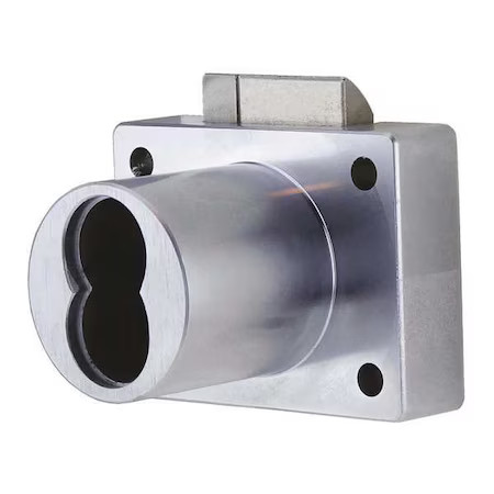 Ccl 72012 Drawer Dead Latch With Interchangeable Core, Brushed Chrome, 1-1/8"