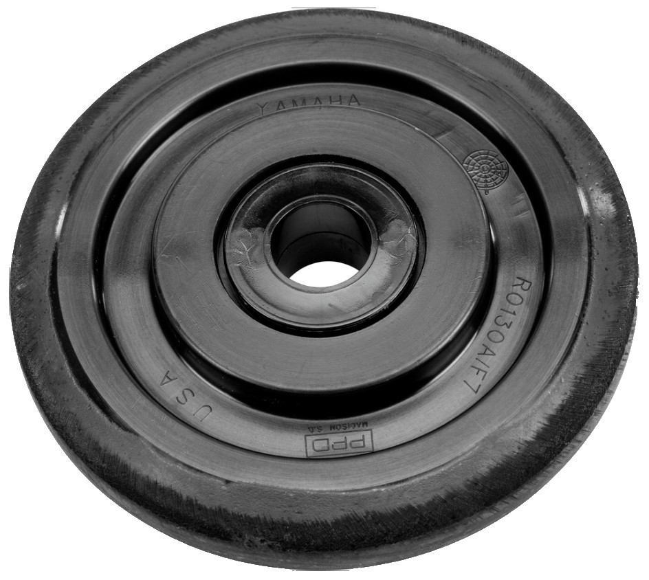 541-5035 5.12" x 20MM Idler Wheel Black