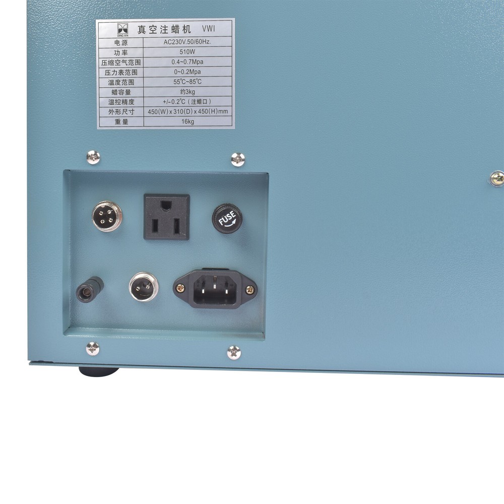 Digital Wax Injection Machine Vacuum Wax Injector with Auto Clamp & Controller