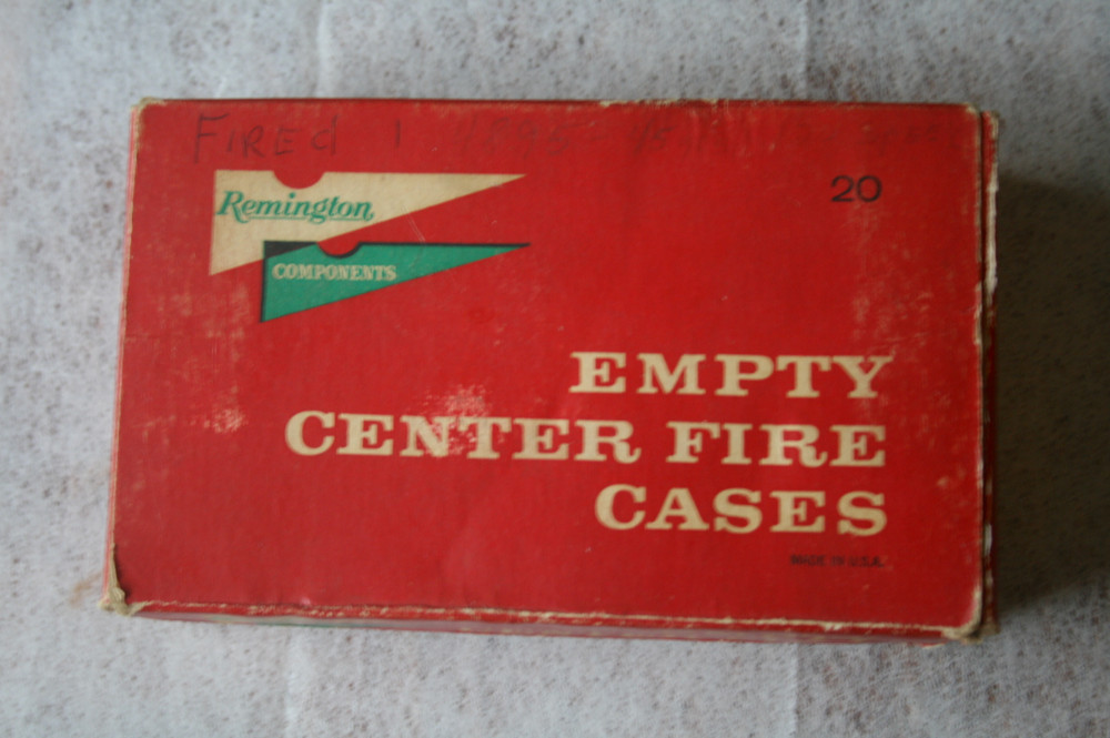 Remington Empty Cardboard Ammo Box,  Styrofoam Insert, 30-06  Center Fire Cases