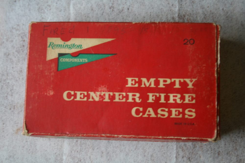 Remington Empty Cardboard Ammo Box, Styrofoam Insert, 30-06 Center Fire Cases