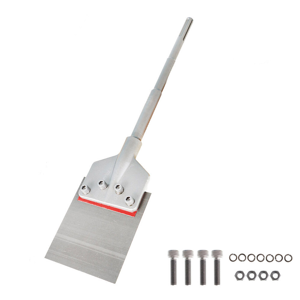6" × 25" SDS Max Floor Scraper 6" Wide Tile Removal Bit and Heavy Duty Blade New