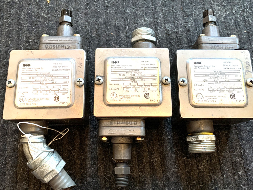 IMO Barksdale ECON-O-TROL PRESS.ACT.SWITCH E1H-H500