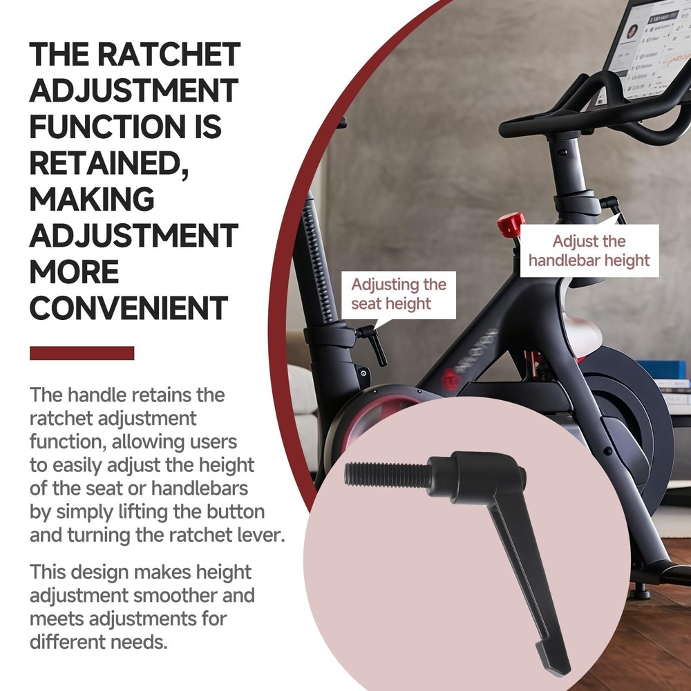 For Peloton Seat and Handlebar Height Adjustment Handle Replacement Compatible E