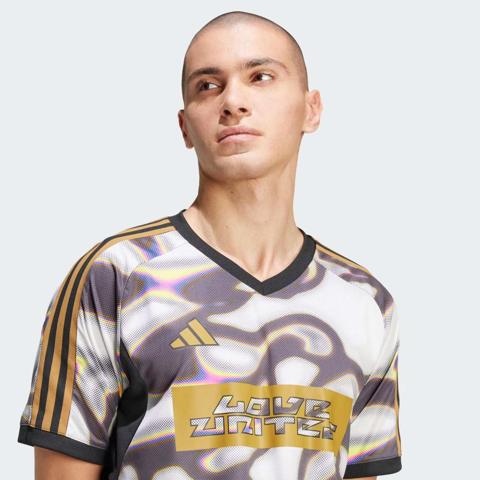 NWT Men's Adidas Tiro Pride All Over Print Jersey IW3955