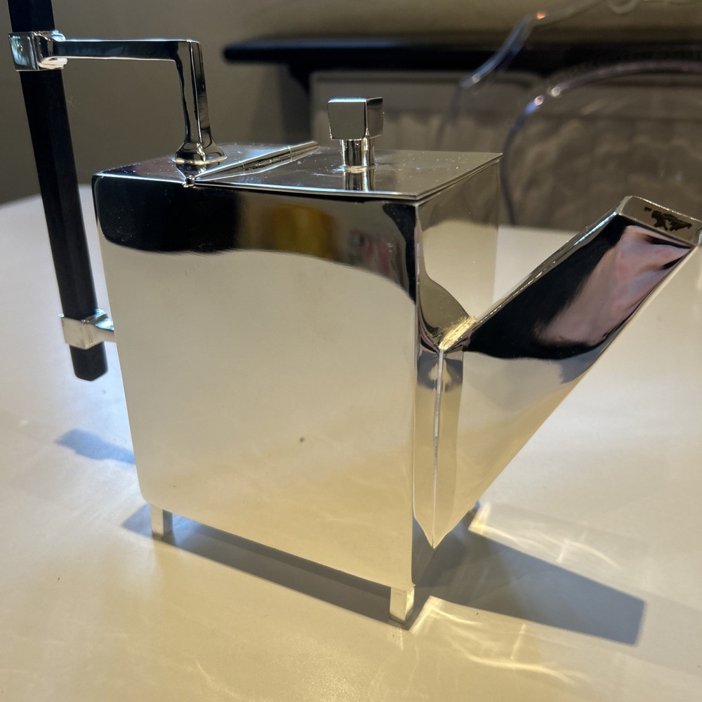 Silver Plated Art Deco Christopher Dresser Style Rectangular unusual Shape Rare