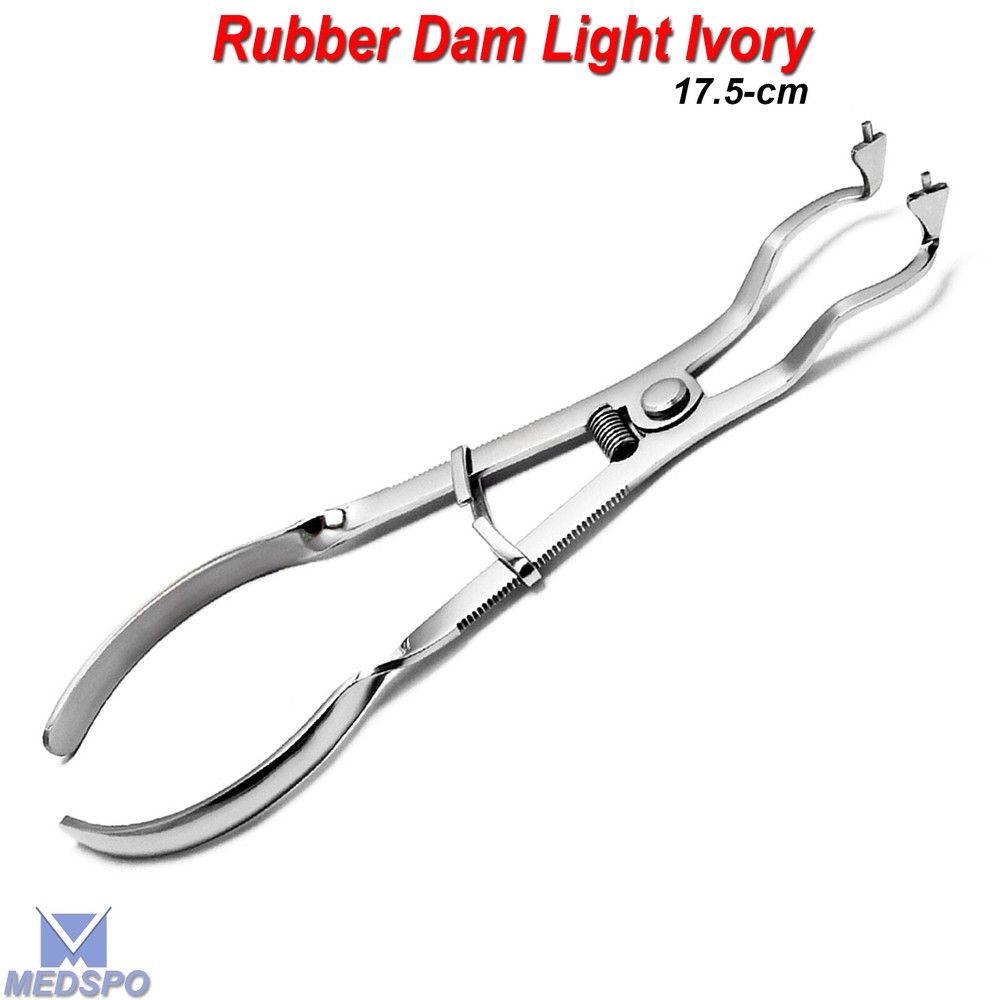 Rubber Dam Plier Ivory Light Clamp Forceps Endodontic Restorative Instruments