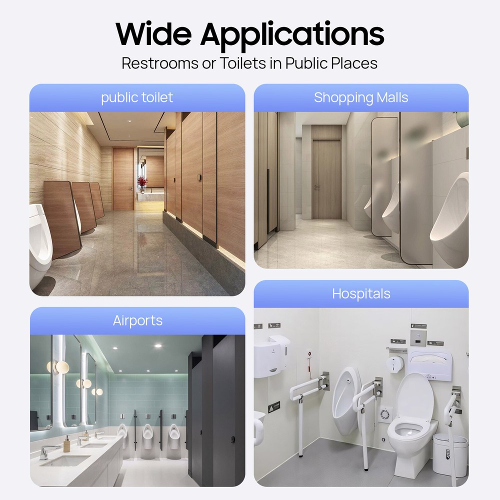Automatic Urinal Flush Valve Toilet Urinal Flush Valve Touchless Wall Mount