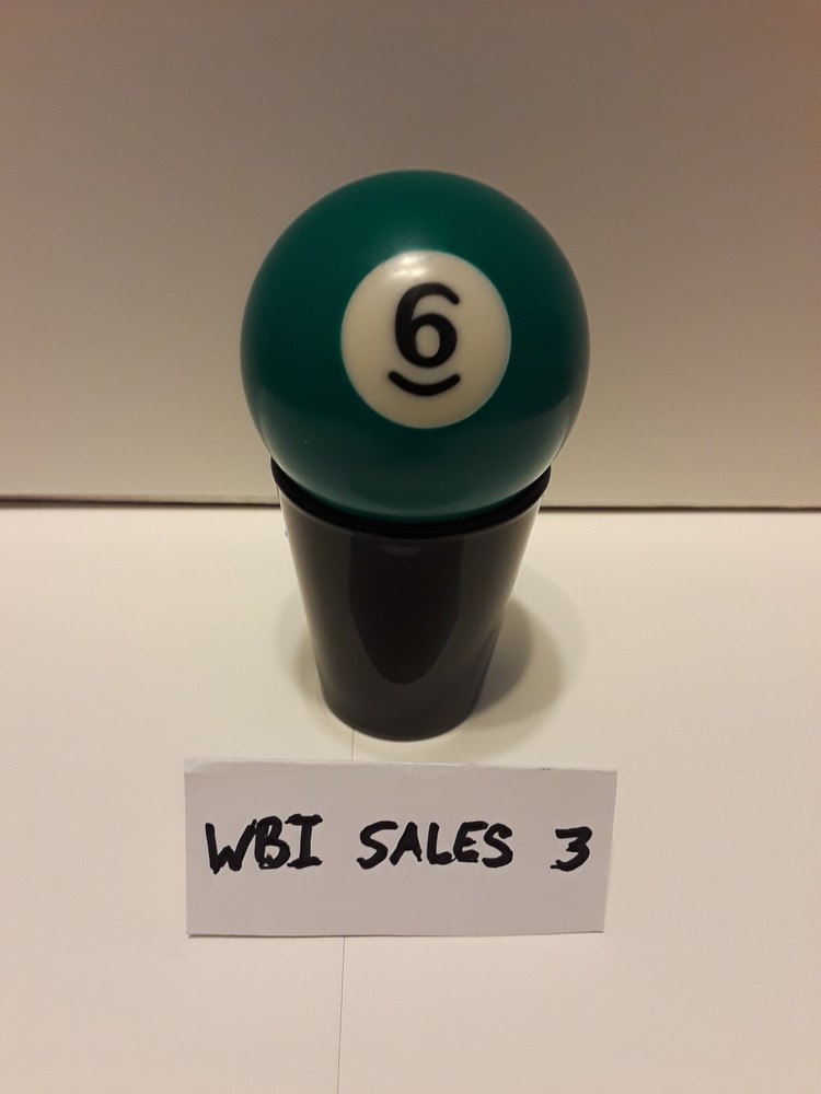 # 6 Green Single Pool Ball Replacement 2 1/4 Inch