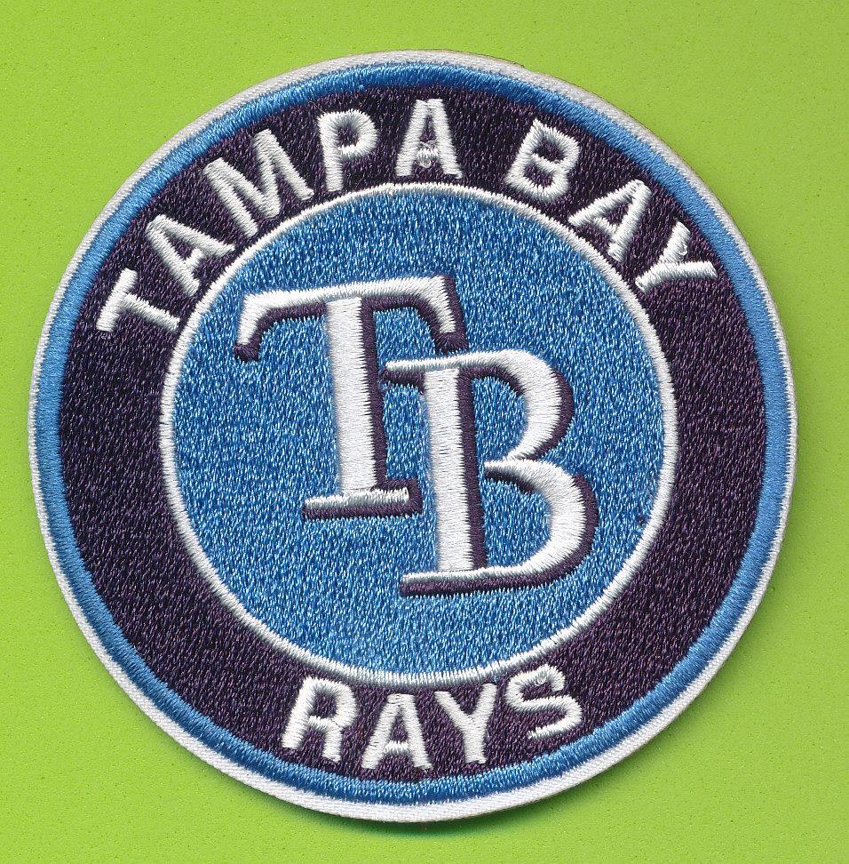 3"  Circular Embroidered Iron On Patch - Tampa Bay Rays