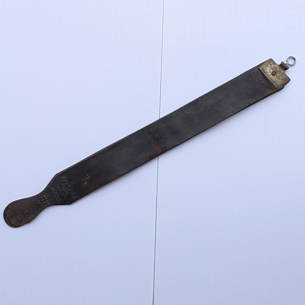 Vintage / Antique John Primble Barber Razor Strop Sharpener