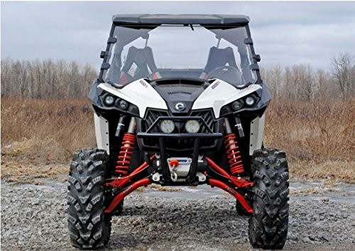 SuperATV Scratch Resistant Windshield Can Am Maverick