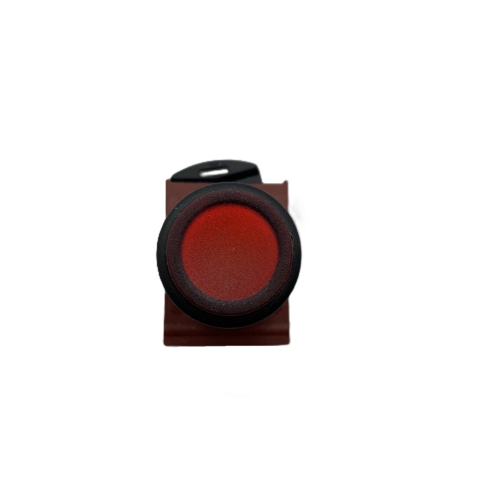 GE P9XPLRSD Red Round Plastic Operator Button - New
