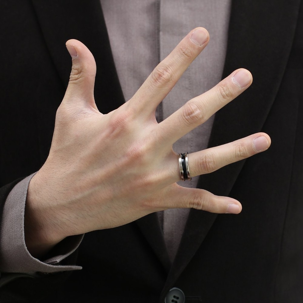 GBSTORE 3 Pcs Different Size Strong Magnetic Ring PK Magic Medium, Silver