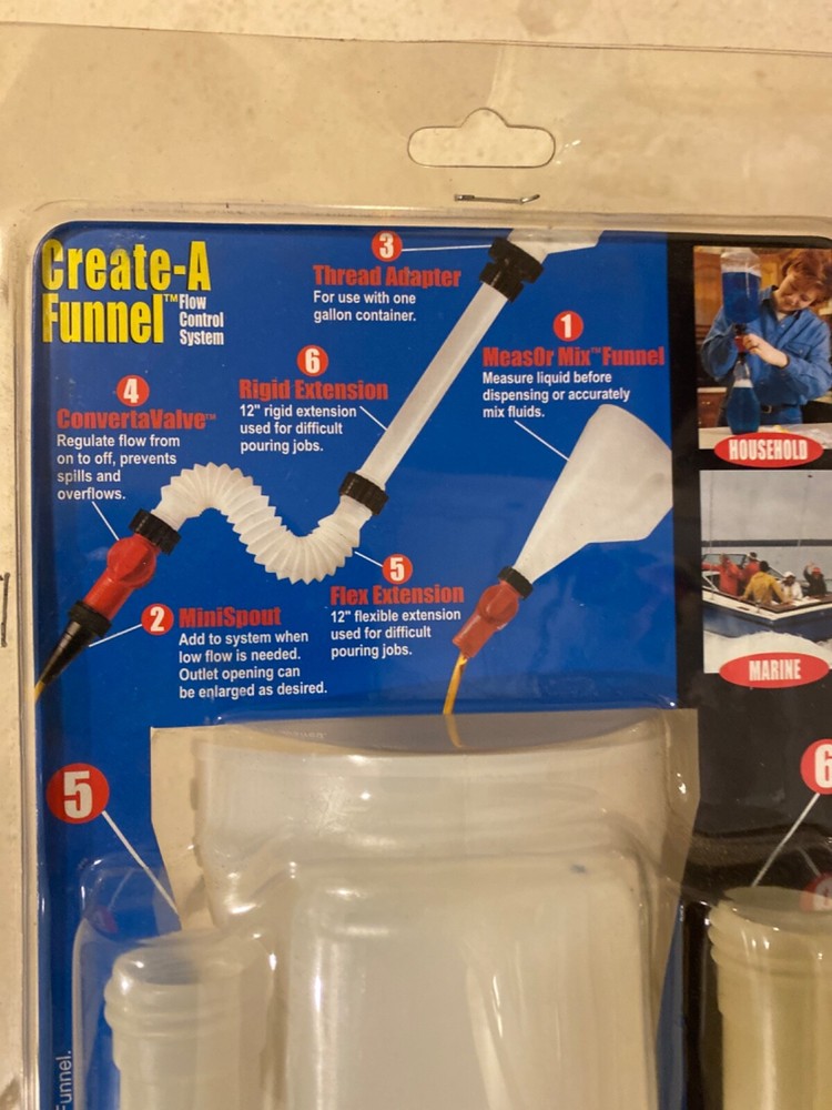 Create A Funnel for Every Use Vintage NOS Sealed Package