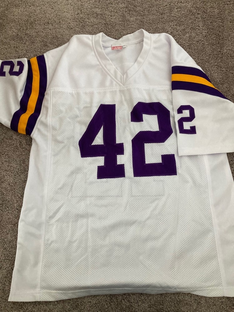 Vikings John Gilliam signed White Jersey w/COA