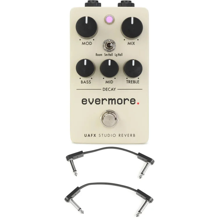 Universal Audio UAFX Evermore Studio Reverb Guitar Effects Pedal with EBS Patch