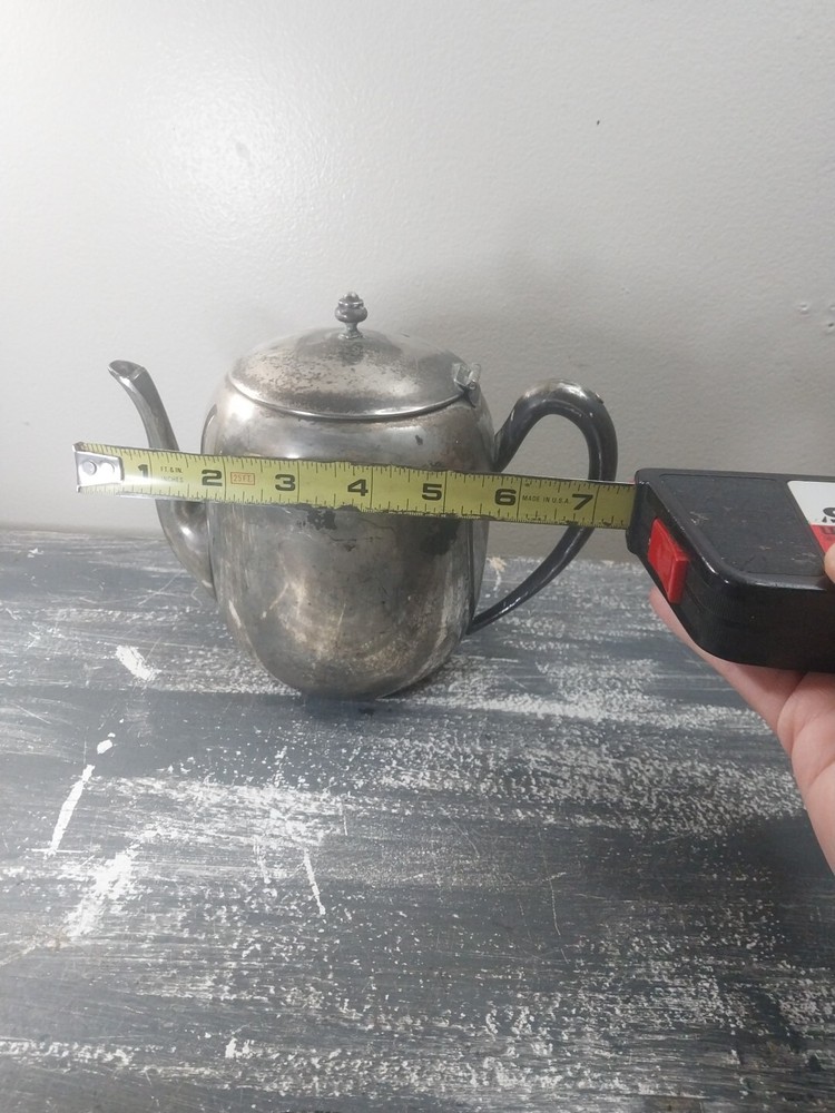 Antique Silver Plate Tea Pot