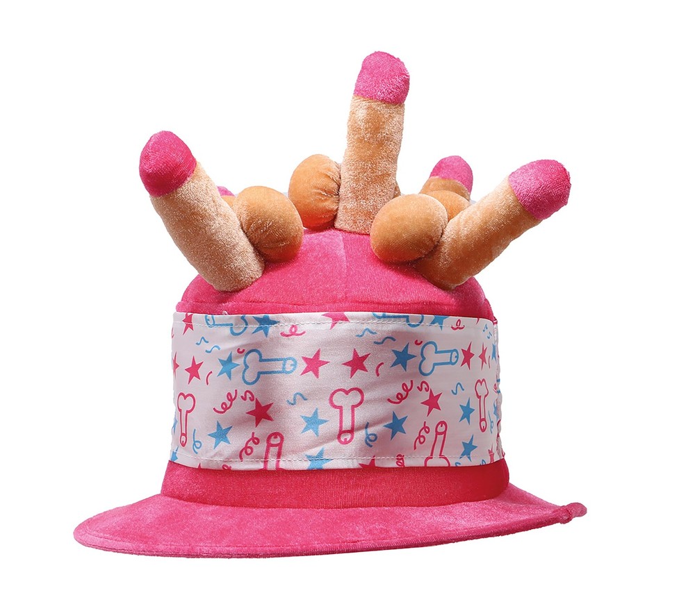PASTEL HAT WITH PENISES