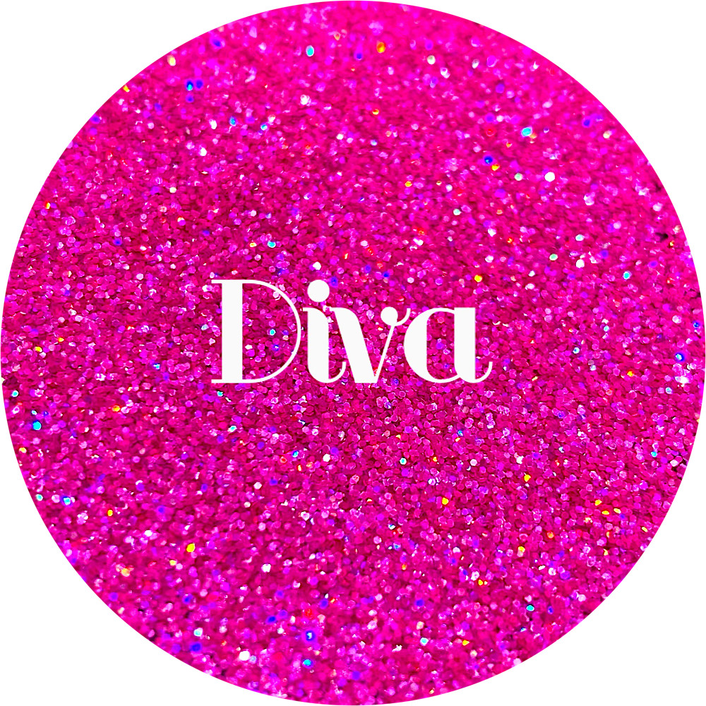 Premium Polyester Glitter - Pink Holographic