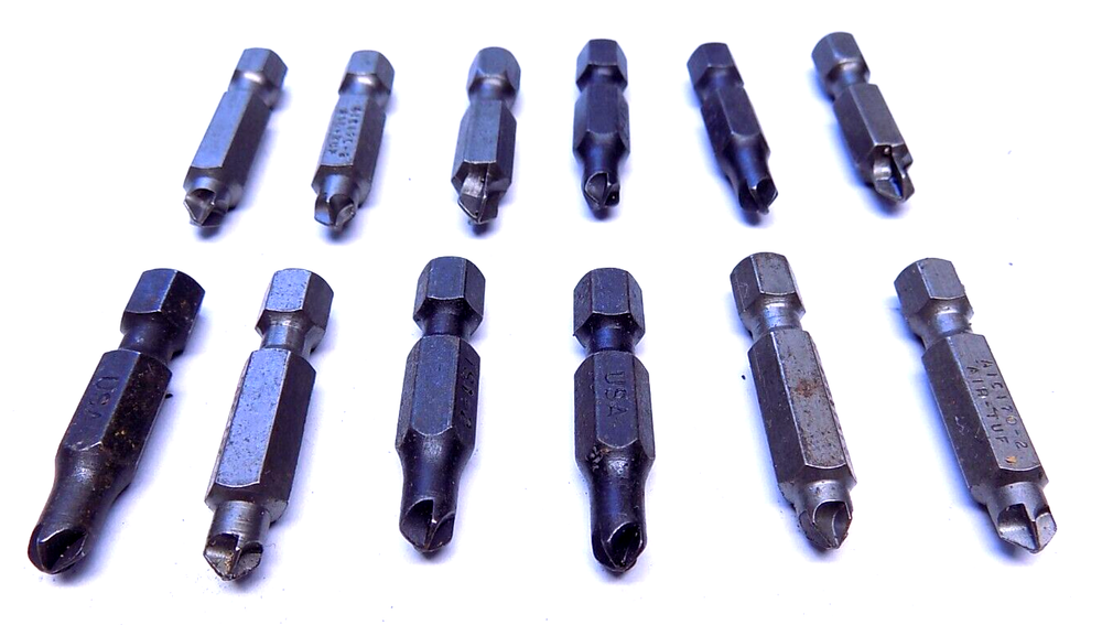 12 NEW 170-2 Torq-Set Screw Insert Bit Aircraft Tool