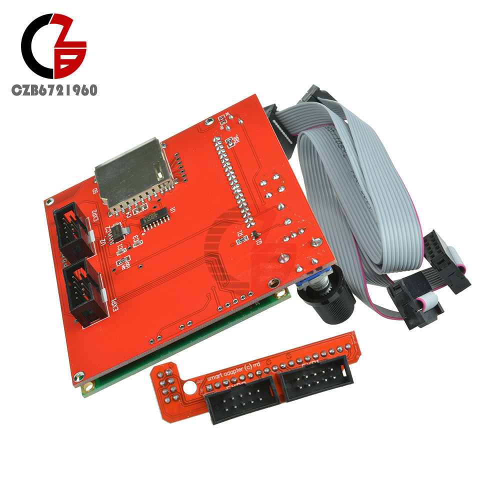 12864 LCD Display Controller Adapter SD Reader 3D Printer RAMPS1.4 RepRap Mendel